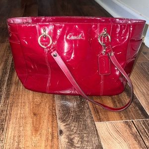 Coach Patent Leather Tote